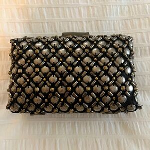 Moyna Couture Studded Clutch Bag